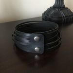 Etsy Genuine Leather Layered Rope Wrap Bracelet or Collar Necklace Photo 3