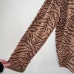 Kensie Jeans Leopard Print Shacket Oversized Shirt Jacket Photo 1