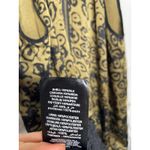 Bebe NEW Vintage Silk Halter Blouse Beaded Size Small Green Brown Photo 6