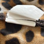 Zara Basic Sheer Leopard Print Button Photo 7