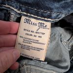 Miss Me Y2K  Embroidered Mid Rise Boyfriend Capri W28 Medium Wash Photo 5