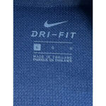 Nike  Dri-Fit Knit Dress Size Large Blue Activewear Golf Polo Casual Short Photo 3