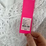 Lilly Pulitzer  Roca Resort White Eyelet Lace Long Sleeve Cropped Top 0 Photo 6