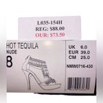Naughty Monkey  Hot tequila nude stud heels size 8 Photo 3