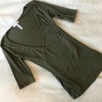 Leith Ribbed Surplice Top. Xs Photo 4