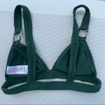 Topshop Shirred Ring Textured Bikini- Forest Green Photo 2