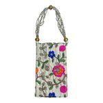 Embroidered Floral Beaded Handle Evening Bag Free With Bundle Pink Photo 1