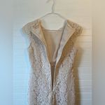 Jessakae Eyelet Lace Oatmeal Cream Dress Size M Photo 6