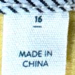 Market & Spruce Stitch Fix Women’s Size 16 Preppy Yellow Chino Shorts Mid Rise Photo 6