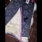 Simple Society  super high rise rhinestone/ distressed faded black denim sz 17/33 Photo 6