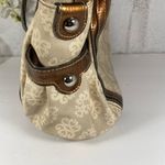 Kathy Van Zeeland Kathy Van Zealand Brown & Cream Satchel Bag Photo 11