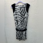 BCBG max azria black and white dress with belt size Small Photo 4