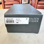 Eileen Fisher Naja Black Stretch Block Heel Open Toe Sandal Brand New Size 9 Photo 4
