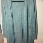 Soft Surroundings Cozy Teal Long Cardigan Size Medium Photo 3