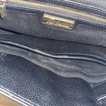 Sam Edelman Terri flap black leather snakeskin detail hand bag/purse Photo 12