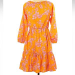 J.Crew Scoop Neck Mini Dress Bird Of Paradise Tropical Floral Size 00 XXS Photo 4