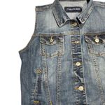 Maurice's Maurice’s Medium Wash Denim Vest Photo 3