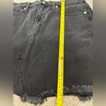 Madewell  Rigid Denim A-Line Mini Skirt in Lunar‎ Wash: Cutout Edition Size 29 Photo 2
