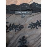 Staccato Black Lace Duster Kimono Large L Gothic Romantic Whimsigoth Cardigan Photo 4