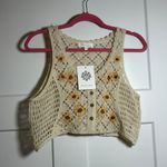 Rebellion Medium boho crop vest top Photo 0