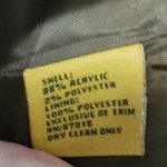 ABS Allen Schwartz Allen by Allen B. Schwartz neutral tan tweed brown velvet trim blazer size 14 Photo 7