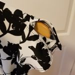 My Michelle  Wrap Dress Black White Floral Size Small Photo 2