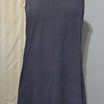 Old Navy  Women Navy‎ Blue Patterned V-Neck Shift Tunic Relaxed Fit Dress Size S Photo 0