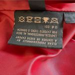 SIENA 100% Leather Red Blazer Jacket| Size 6 Photo 9