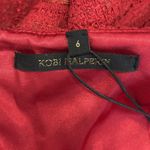 NWT Kobi Halperin Size 6 Scarlet Red Rue Tweed Mini Dress $598 KP4D15 Photo 2
