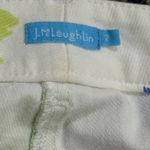 J. McLaughlin Lexi Jeans White Floral Print Jeans Size 2 RARE Photo 4
