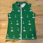 ACEGOLFS Women's Green Sleeveless Polo Tank Top Size Large NWT Photo 5