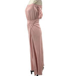 Flynn Skye  Bella Maxi Dress Off the Shoulder Pink Size Medium‎ Photo 7
