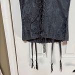 Frederick's of Hollywood  Charcoal Lace Bustier Photo 4