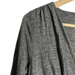 Athleta Wrap It Up Heather Gray Long Sleeve Faux Wrap Mini Dress Size Small Photo 4