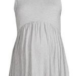 Time & Tru Maternity Sleeveless Smock Top Size Large 12-14 Gray New Photo 0