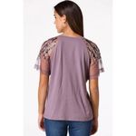 NWT Sequin Sleeve T Photo 1