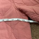 Lucky Brand  Cotton Quilted Zip Front Jacket (Sz L) Pink Photo 8