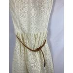 Papaya Lace Strapless Belted Dress Size Medium Photo 1
