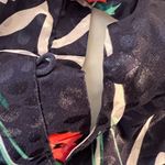 BURRYCO Floral Print Mini Puff Sleeve Lace Collar Flowy Dress Size 4 Photo 8