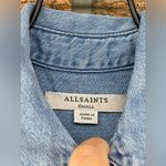 All Saints Francis denim shirt dress small Photo 4