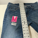 J Brand Woman’s Size 26 Cutoff Flower Aplique Straight Leg Low Rise Blue Jeans Photo 5