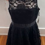 BB Dakota NWT Black Lace Fit & Flare Lined Mini Dress, size 2 Photo 1