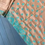 Indian Pakistani 3 Piece Embroidery Printed Light Brown Shalwar Kameez Sz M Size M Photo 3