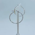 925 Sterling Silver Hoop Earrings Photo 2