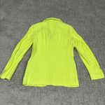 Ralph Lauren Polo  Blazer Jacket Womens 4 Neon Citrus Yellow Linen Bright New Photo 6