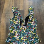 Summersalt  x Rifle Paper Co. Swimsuit The Ruffle Backflip Size 16 Photo 3