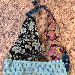 Multicolor Patchwork Halter Top Blue Size undefined Photo 2