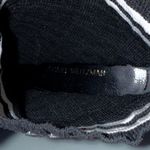 Stuart Weitzman New ‎ Waverly Sock Boots Ankle Black Gold Stretch Women's 9 Club Photo 6