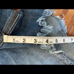 American Eagle Tom girl midi distressed hem shorts size 8 Photo 4