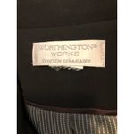 Worthington Women Jacket Size 1X Black Full Zipper Office Siren Clueless Preppy Photo 5